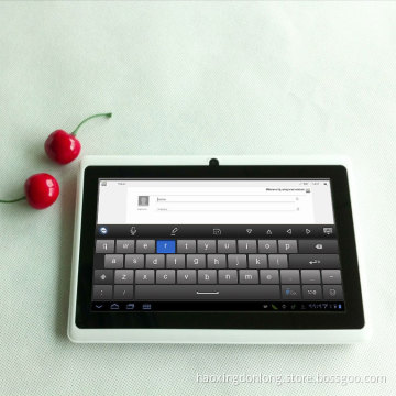 7 Inch Cheapest Colorful Tablet PC with WiFi Dual Camera (Allwinner A13 Q88)